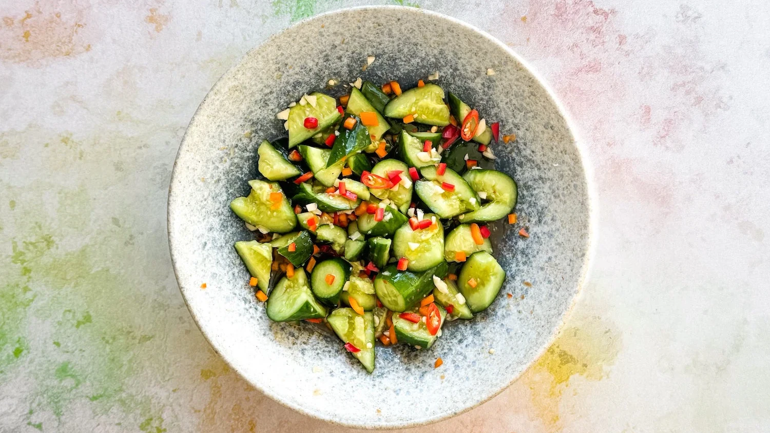 Smashed Cucumber Salad