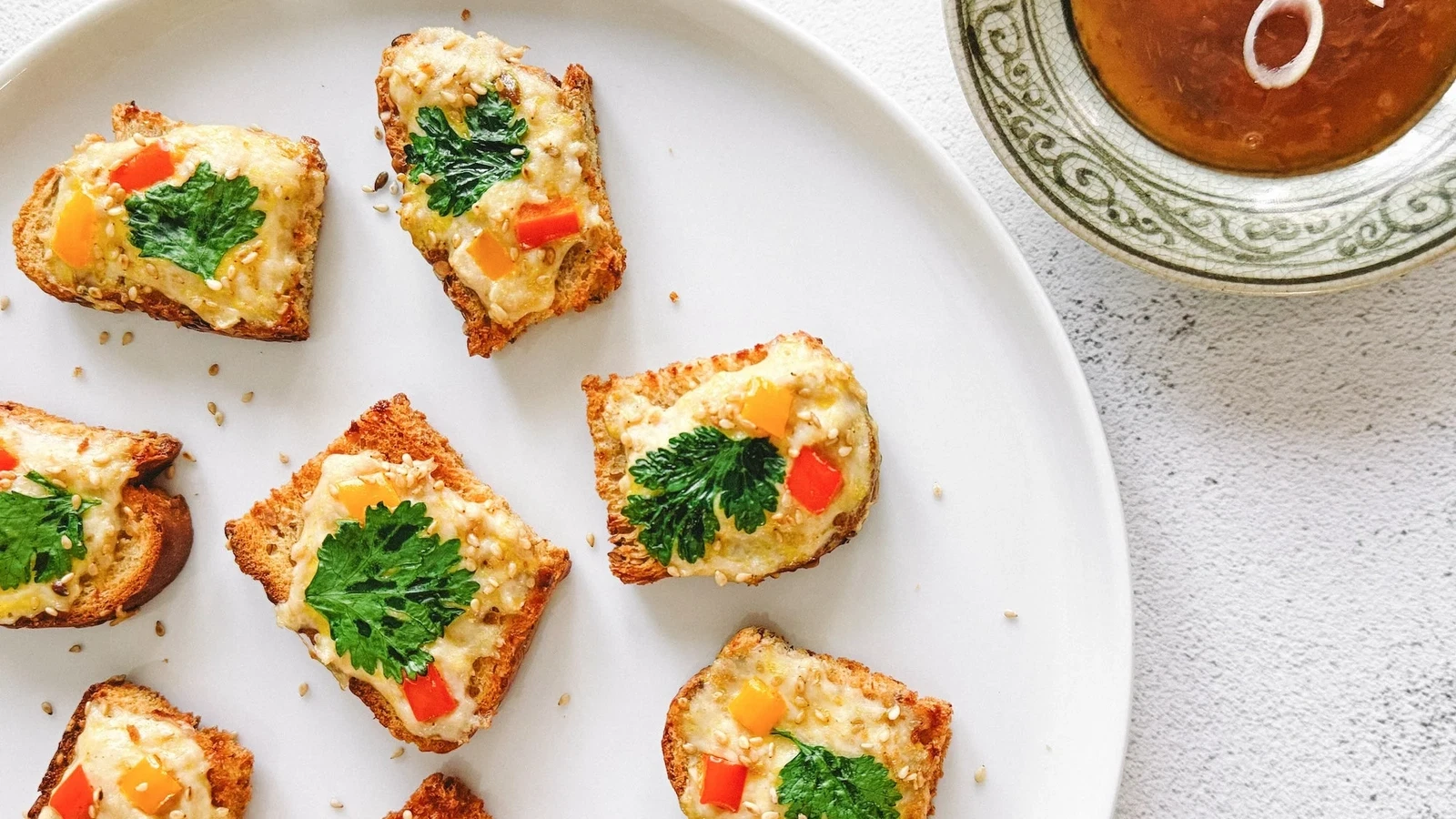 Thai-Inspired Crispy Toast