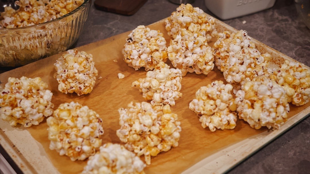 Image of Sweet & Sticky Popcorn Balls