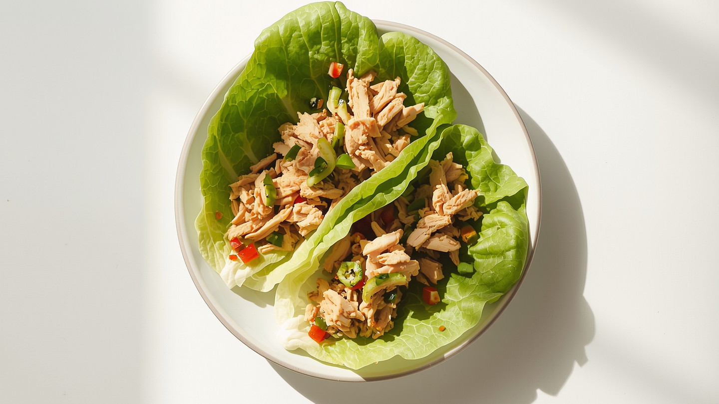 Image of Chicken Lettuce Wraps Recipe
