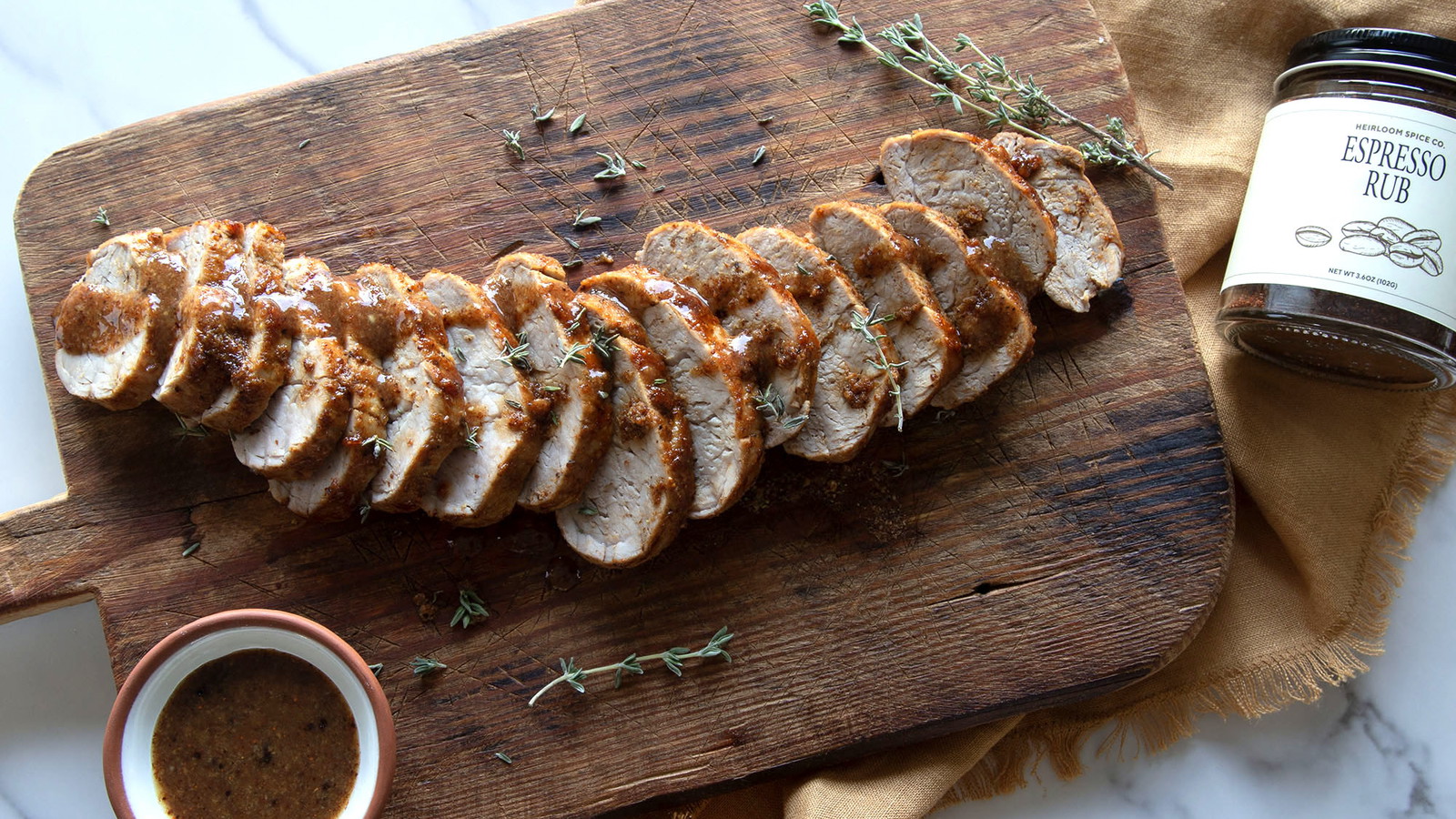 Image of Maple Dijon Roasted Pork Tenderloin