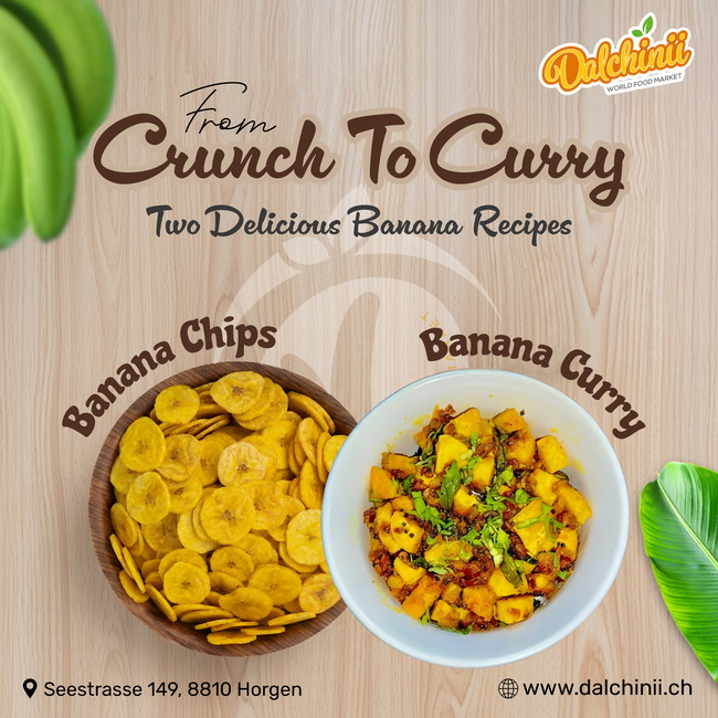 Image of From Crunch To Curry: Two Delicious Banana Recipe