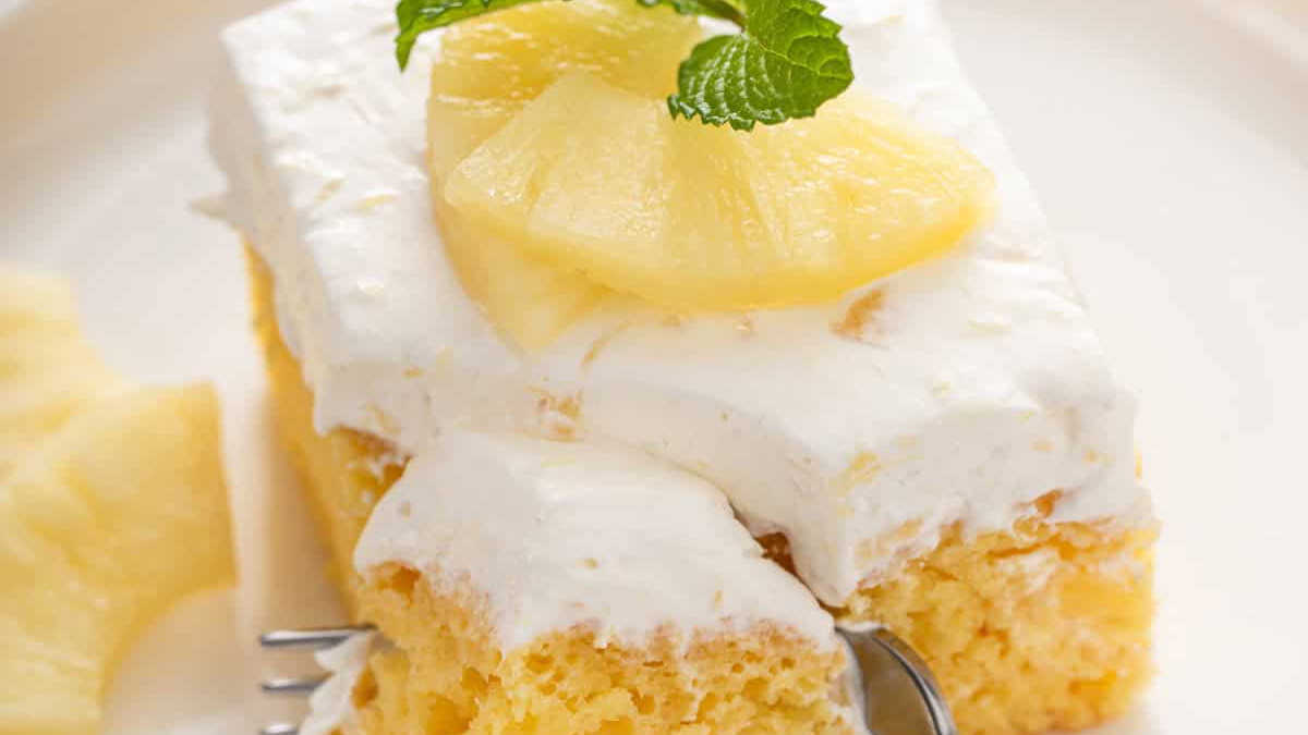 Tropical Pineapple Dream Cake with Oil‑Soluble Pineapple Flavoring