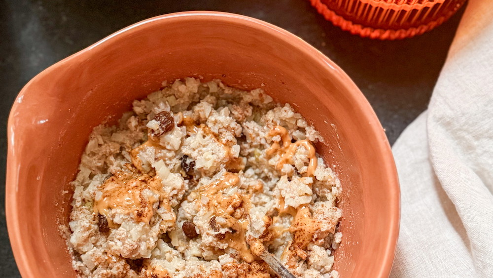 Oatmeal Raisin Warm Protein Bowl Recipe