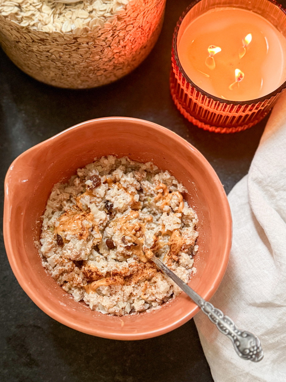 Oatmeal Raisin Warm Protein Bowl