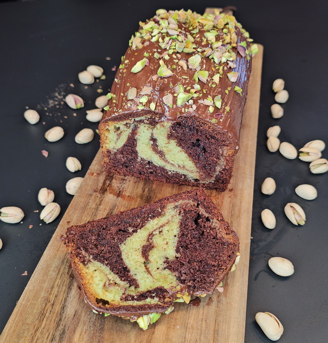 Image of Außergewöhnlicher Pistazien-Marmorkuchen