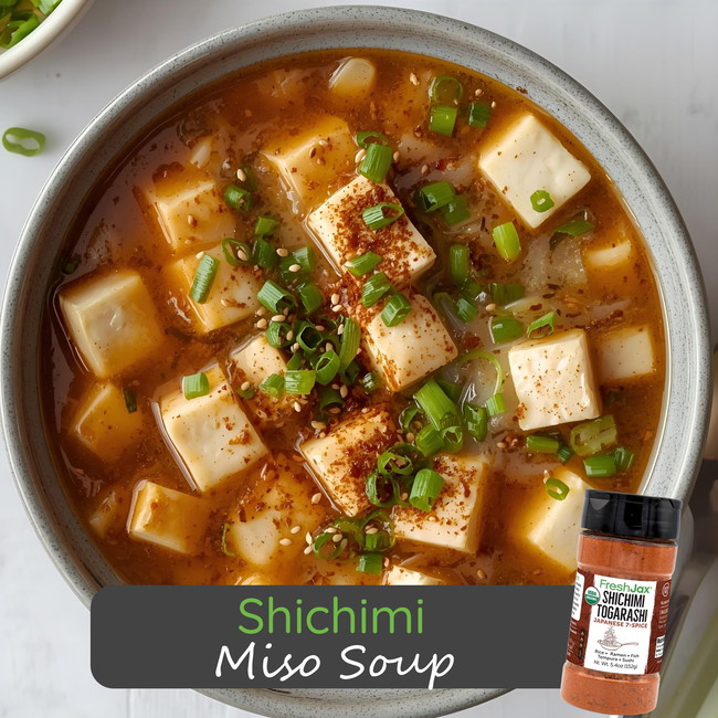 Image of Shichimi Miso Soup (Traditional or Vegan)