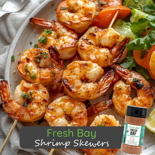 Image of Fresh Bay Shrimp Skewers