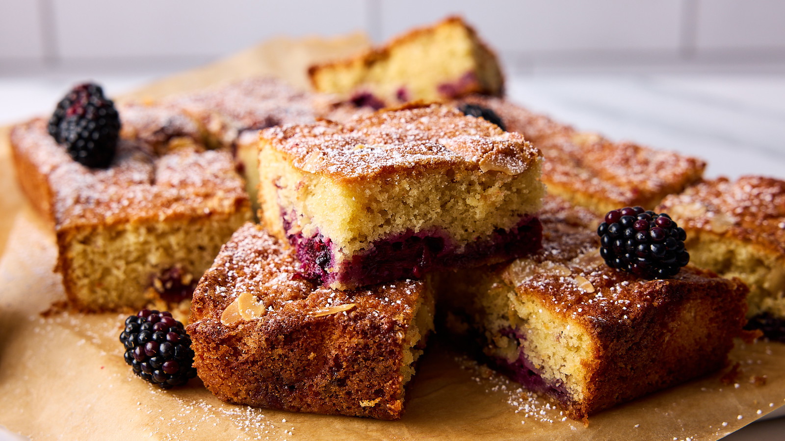Image of Victoria Blackberry & Almond Cake 