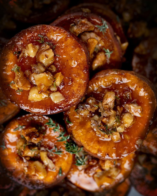 Image of Maple Sweet Potatoes with Pecan - CROCK POT