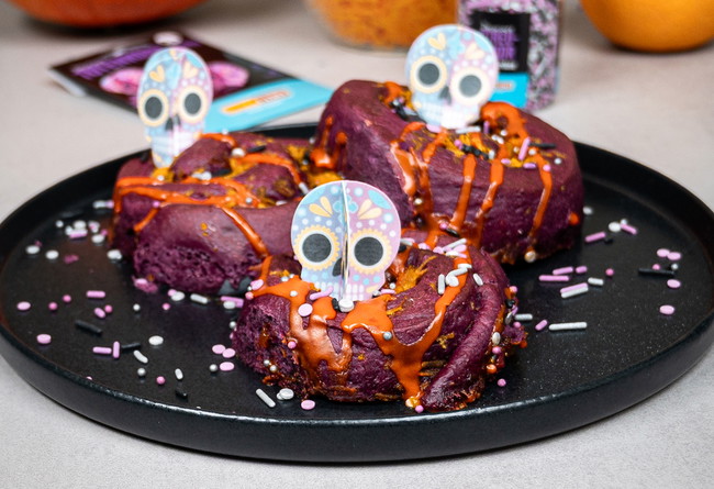 Image of Halloween Kürbisschnecken