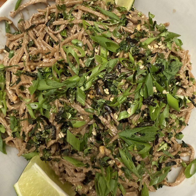 Image of Cold Soba Noodles with Nutty Ginger Sauce