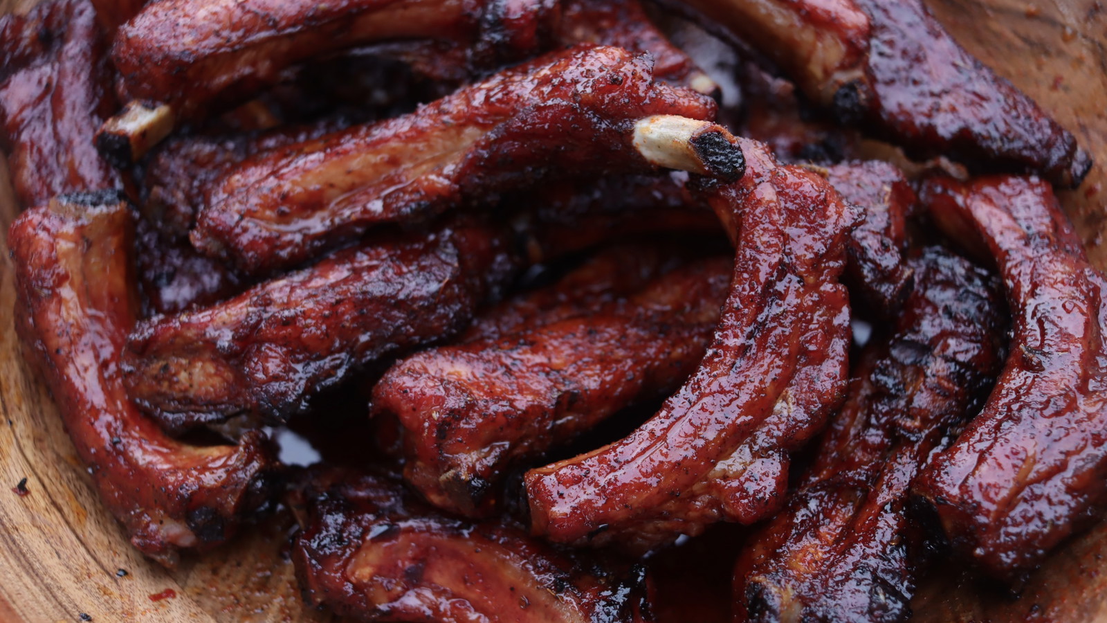 Image of Hot Honey Pineapple Chipotle Party Ribs
