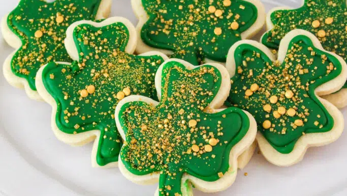 St. Patrick’s Day Cookies with Natural Green Food Dye (Kid-Safe Recipe)