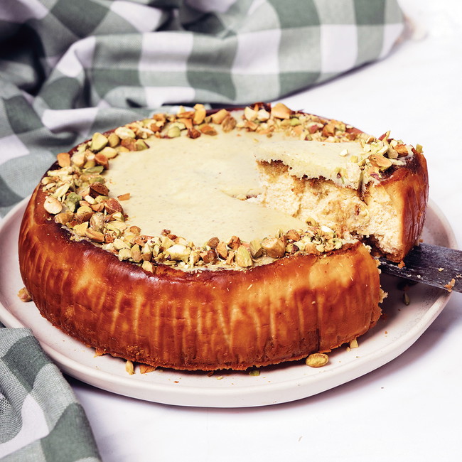 Image of Baked Pistachio Cheesecake