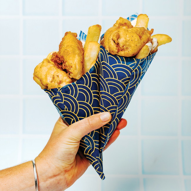 Image of Handmade Fish & Chips with Dill & Lemon
