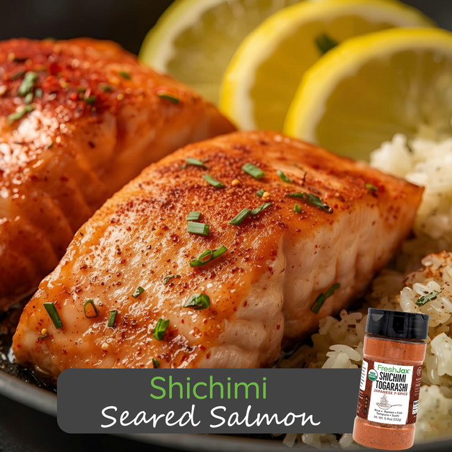 Image of Shichimi Seared Salmon