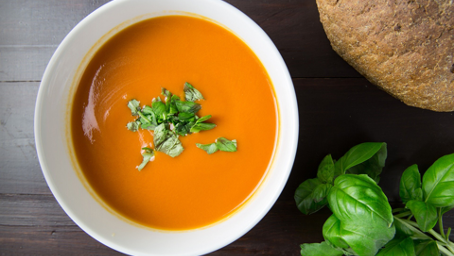 Image of Tomato and Basil Soup