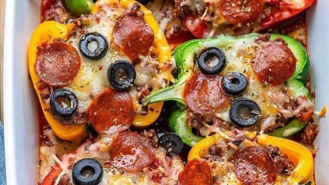 Image of Pizza Stuffed Capsicums