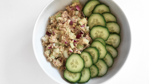 Image of Tuna Salad and Cucumber