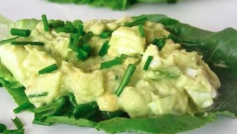 Image of Egg and Avocado Lettuce Cups