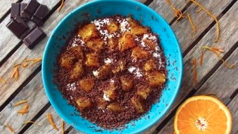 Image of Orange and Chocolate Yogurt