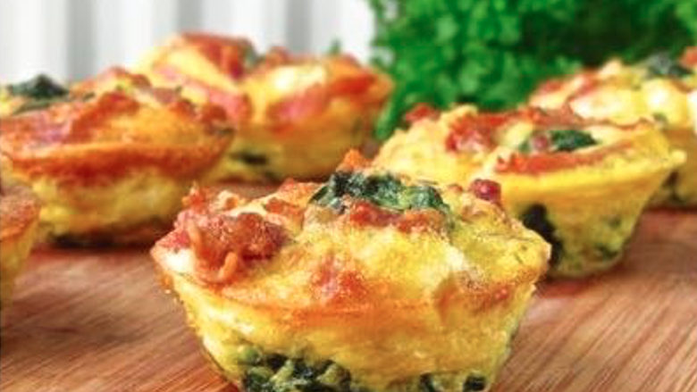 Image of Egg Muffins with Goats Cheese