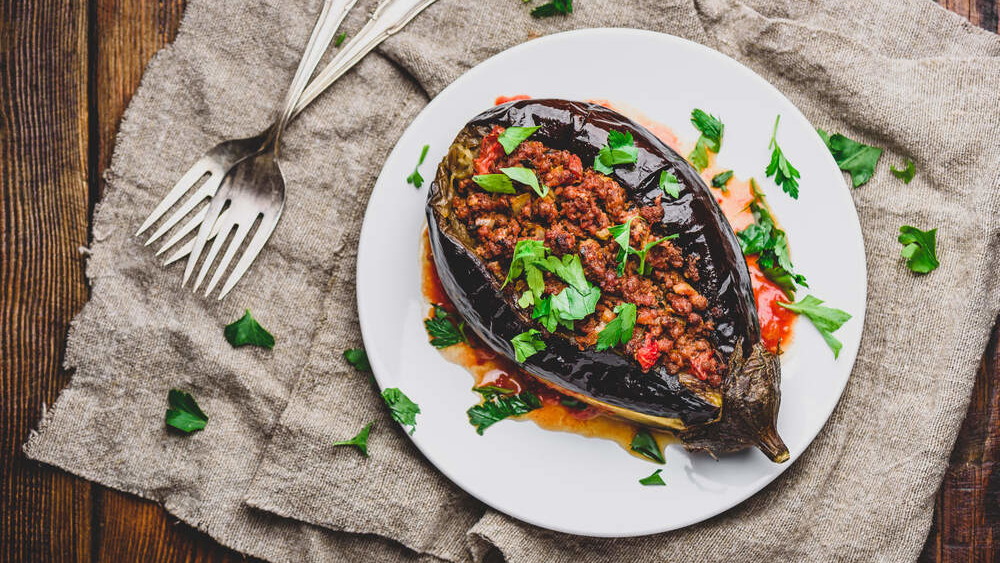 Image of Stuffed Eggplants