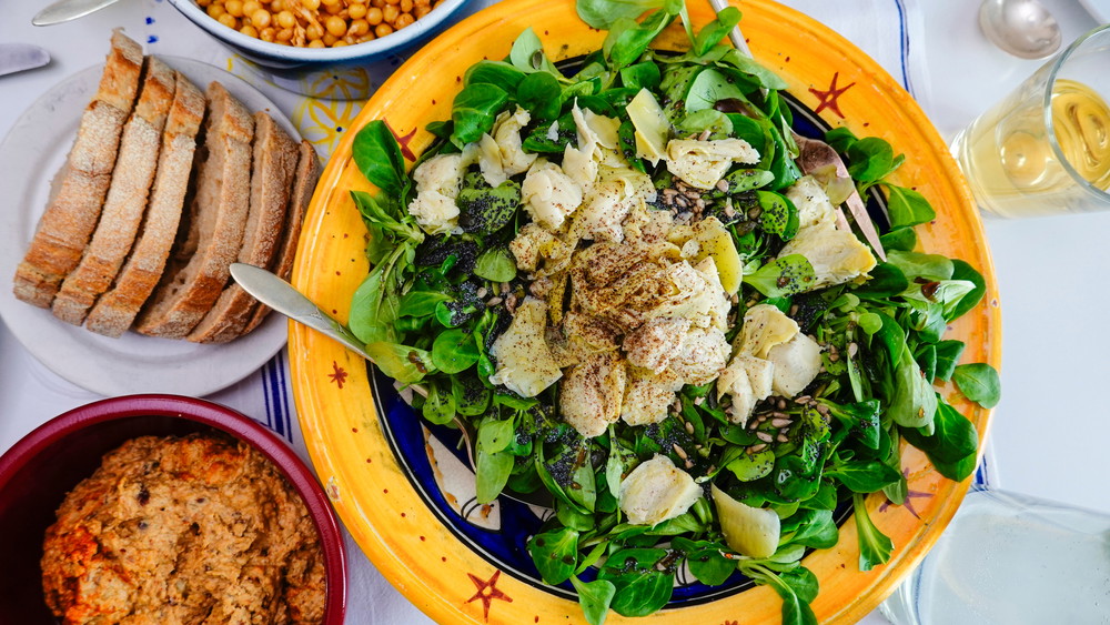 Image of Artichoke Heart and Basil Chickpea Bowl