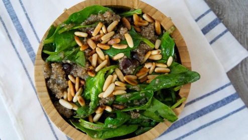 Image of Olive and Pine Nut Quinoa Salad