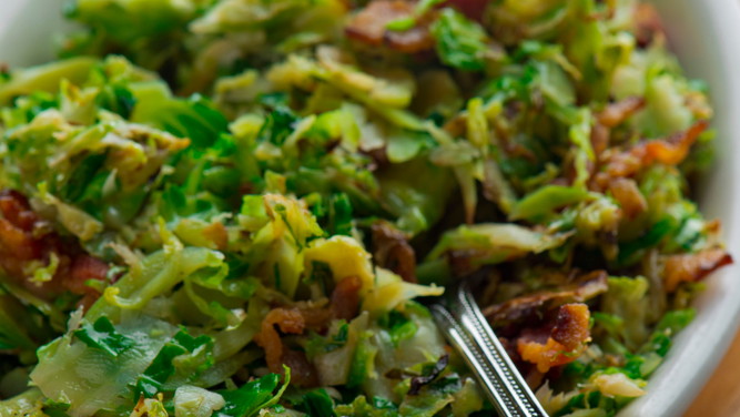Image of Brussels Sprouts with Pistachios and Lemon