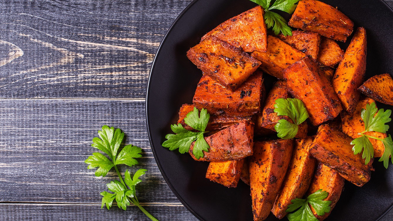 Image of Roasted Cinnamon Sweet Potatoes
