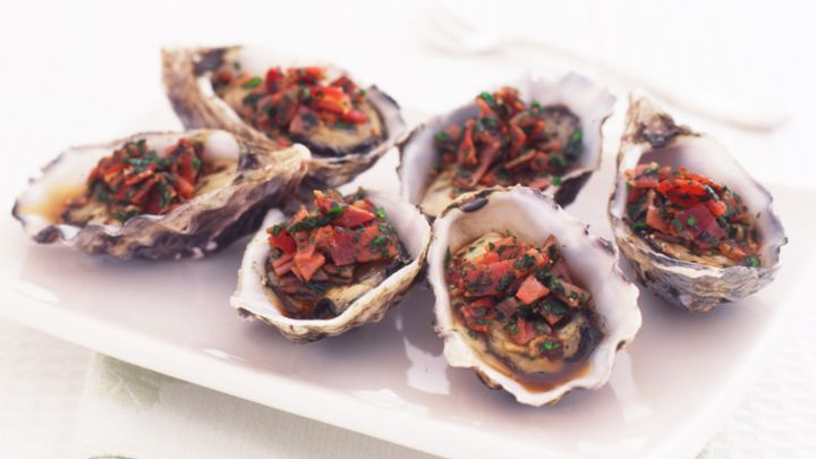 Image of Oysters with Pancetta