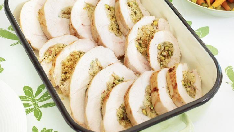 Image of Turkey with Quince & Pistachio Couscous