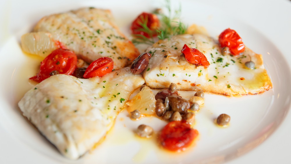 Image of Snapper with Tomatoes, Olives and Capers