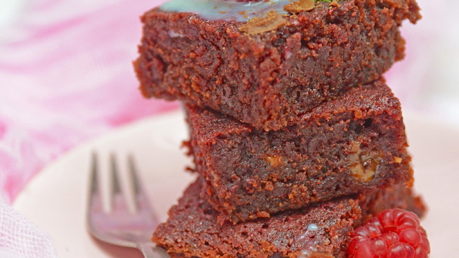 Image of Red Velvet Beetroot Brownies