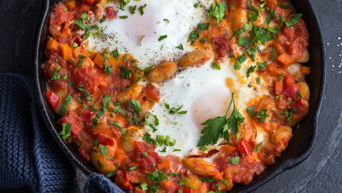 Image of Middle Eastern Baked Eggs