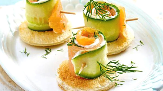 Image of Cucumber Salmon Rollups