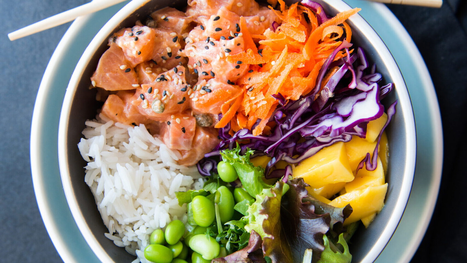 Image of Fresh Salmon Poke Bowl