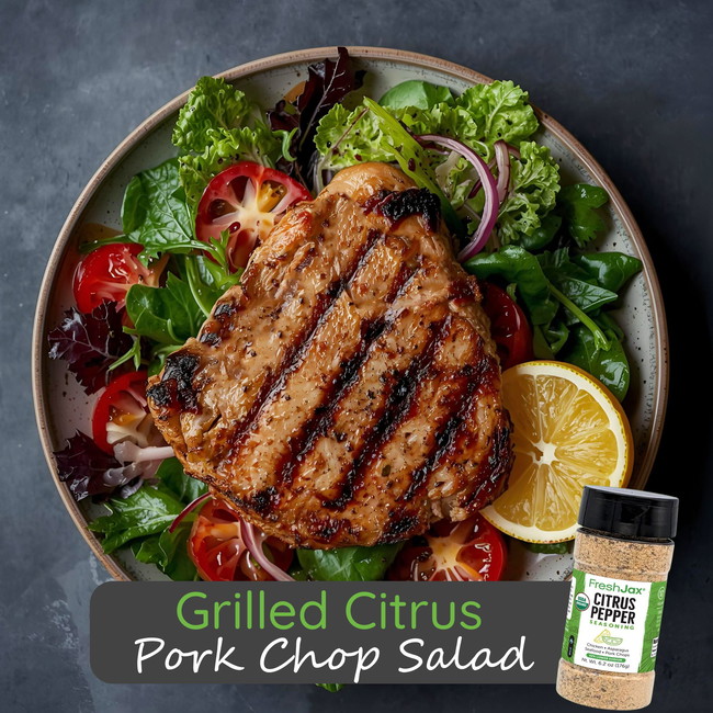 Image of Grilled Citrus Pork Chop Salad