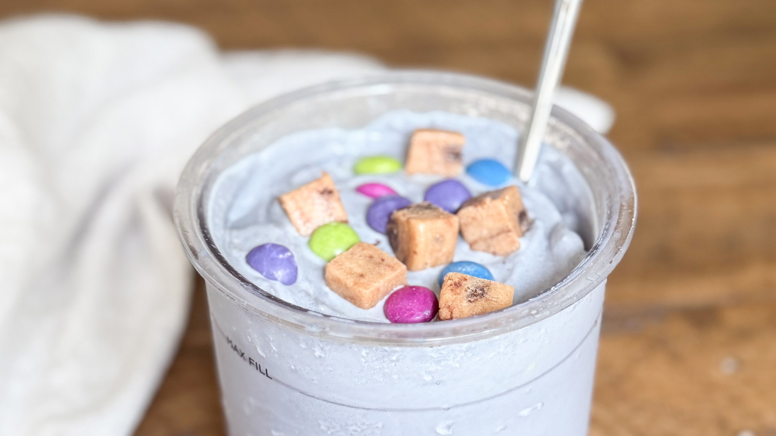 Image of High Protein Cookie Monster Ninja Creami Blizzard