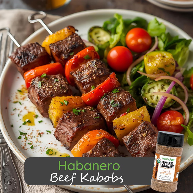 Image of Habanero Beef Kabobs (Grill Party Essential)