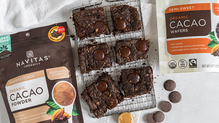 Image of Peanut Butter Chickpea Brownies Recipe