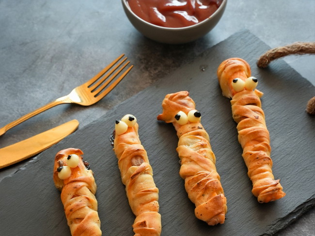 Image of Halloween “Mummy” Made From Wild Alaska Salmon Recipe