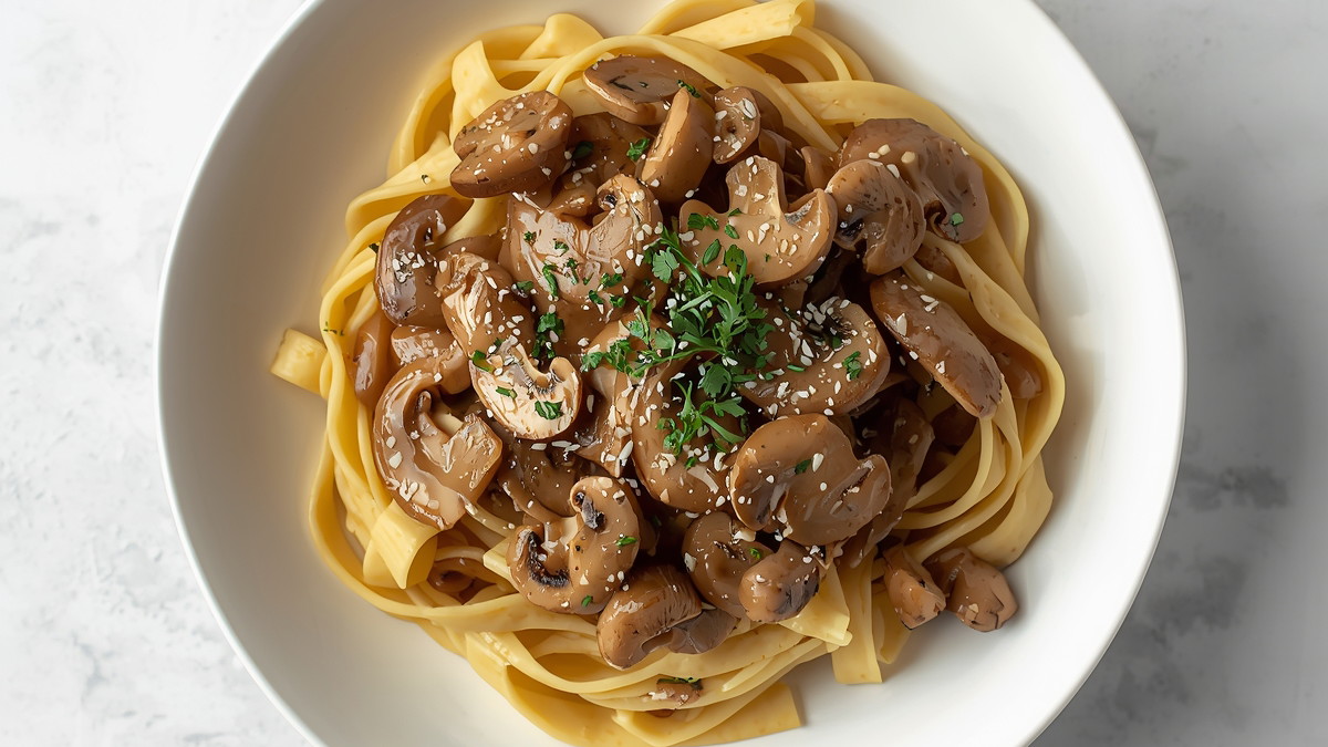 Image of Mushroom Stroganoff Recipe