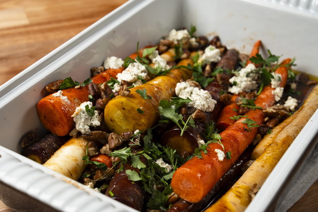 Image of Whiskey Blues Glazed Carrots