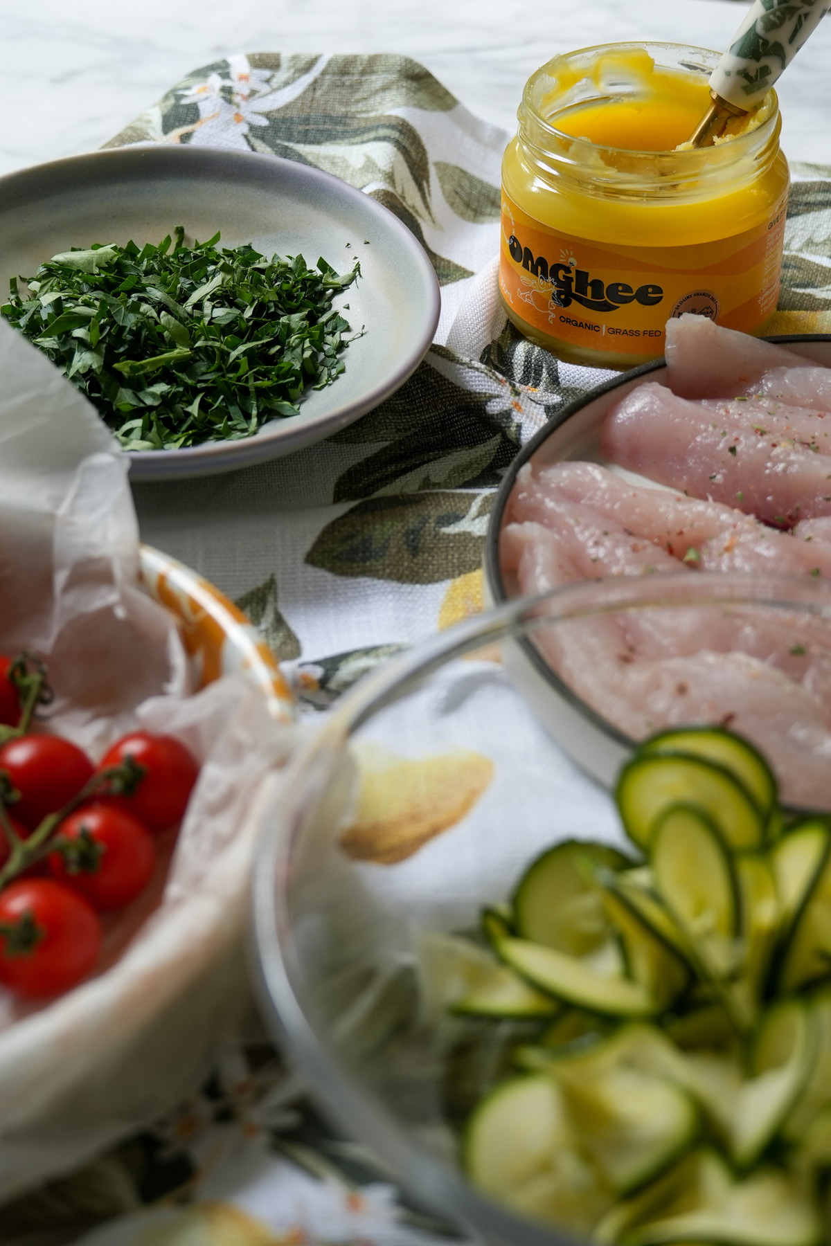Ghee-Poached Fish with Lemon, Herbs and Garlic