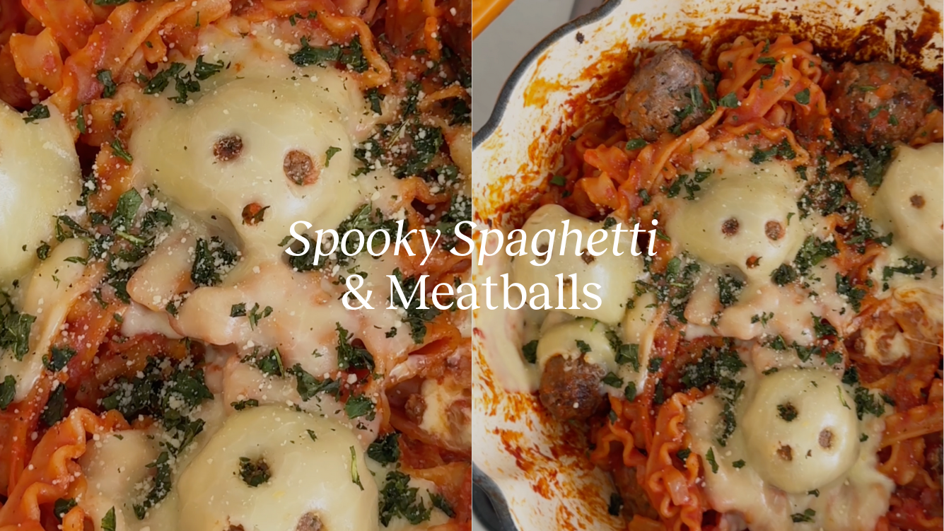 Image of Spooky Spaghetti & Ghostie Meatballs 