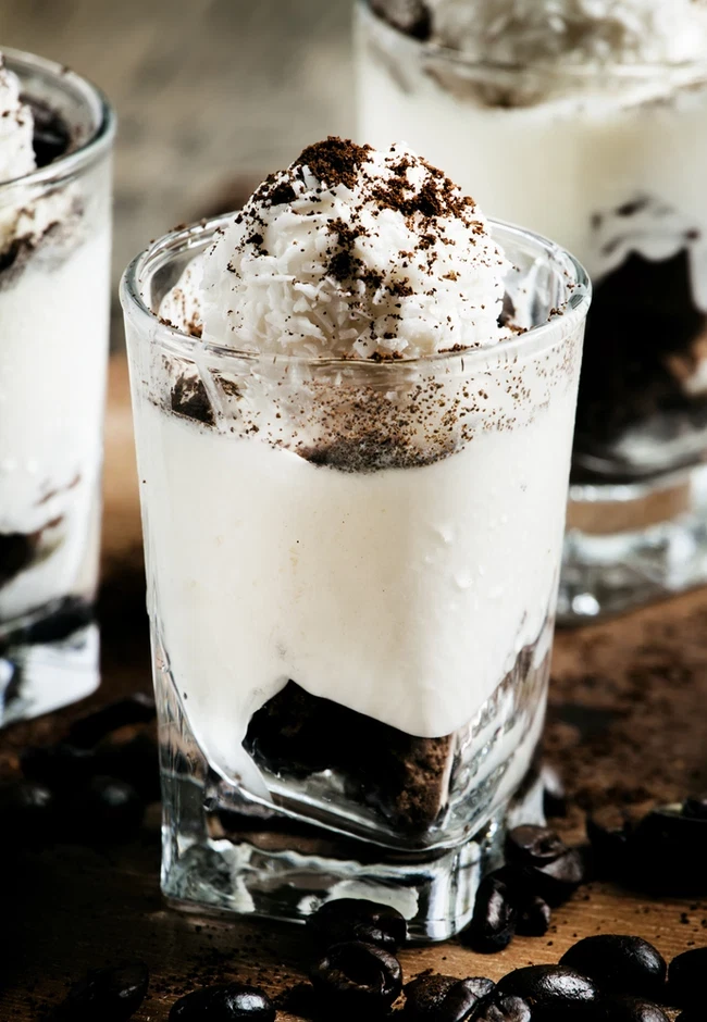 Cookies And Coconut Ice Cream