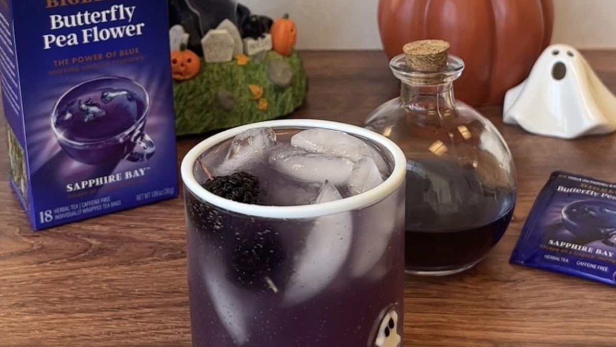 Image of Blue Tea Witches Brew Mocktail